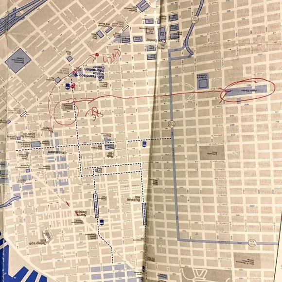 Vintage 1970s San Francisco Gray Line Chinatown Visitors Map Brochures Pamphlets - Picture 7 of 12